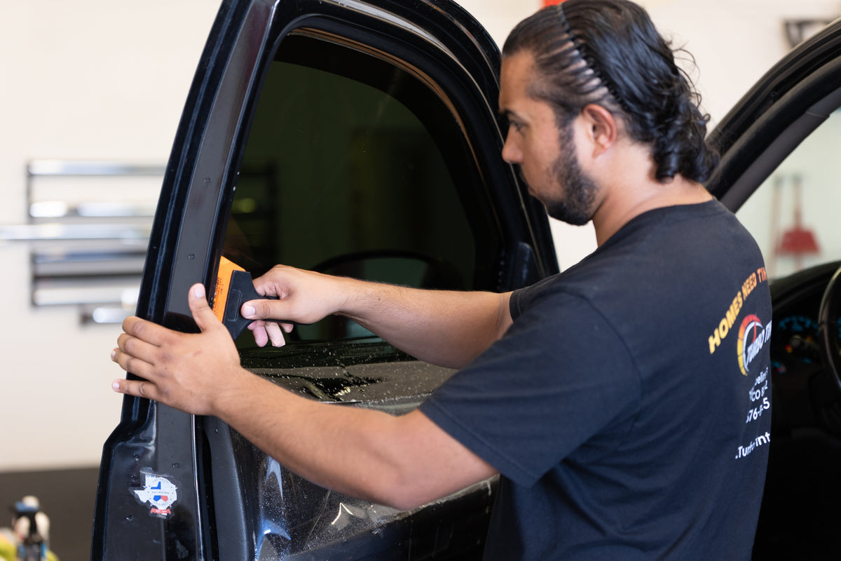 dark window tint