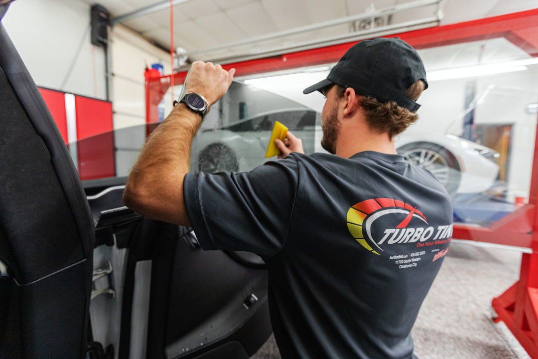 turbo tinting a car windshield door full vehicle 